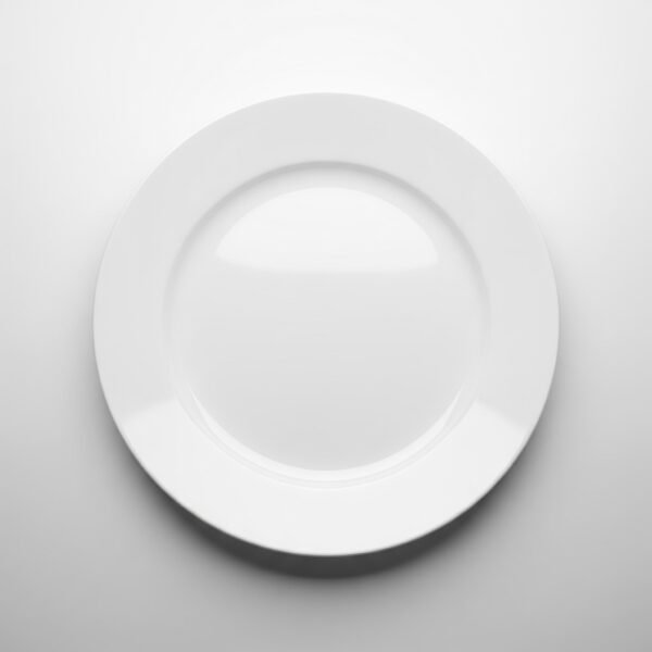 Teller flach, Opal, Ø 29 cm, weiß