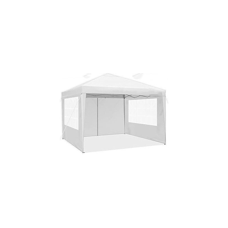 Pavillon 3x3 Wasserdicht Faltpavillon mit 4 Seitenteilen Freiluft Faltpavillon Stabile UV-Schutz