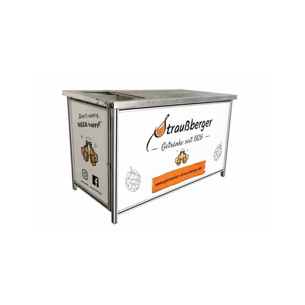 Edelstahl Schanktisch inkl. Spülbecken