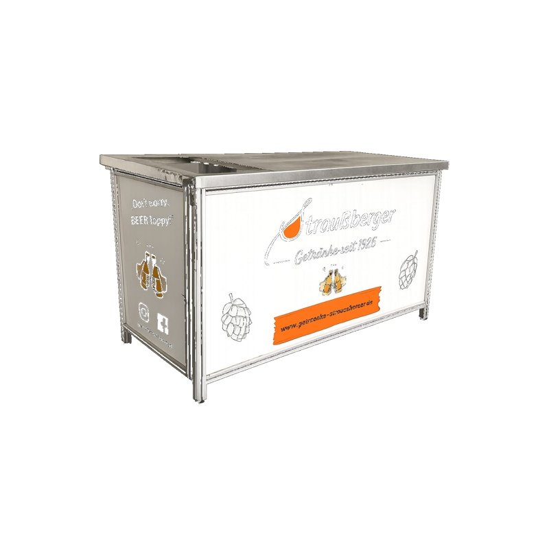 Edelstahl Schanktisch inkl. Spülbecken